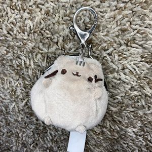 Pusheen mini coin dangler keychain